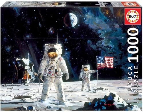 FIRST MEN ON THE MOON, ROBERT MCCALL PUZZLE 1000 PIEZAS
